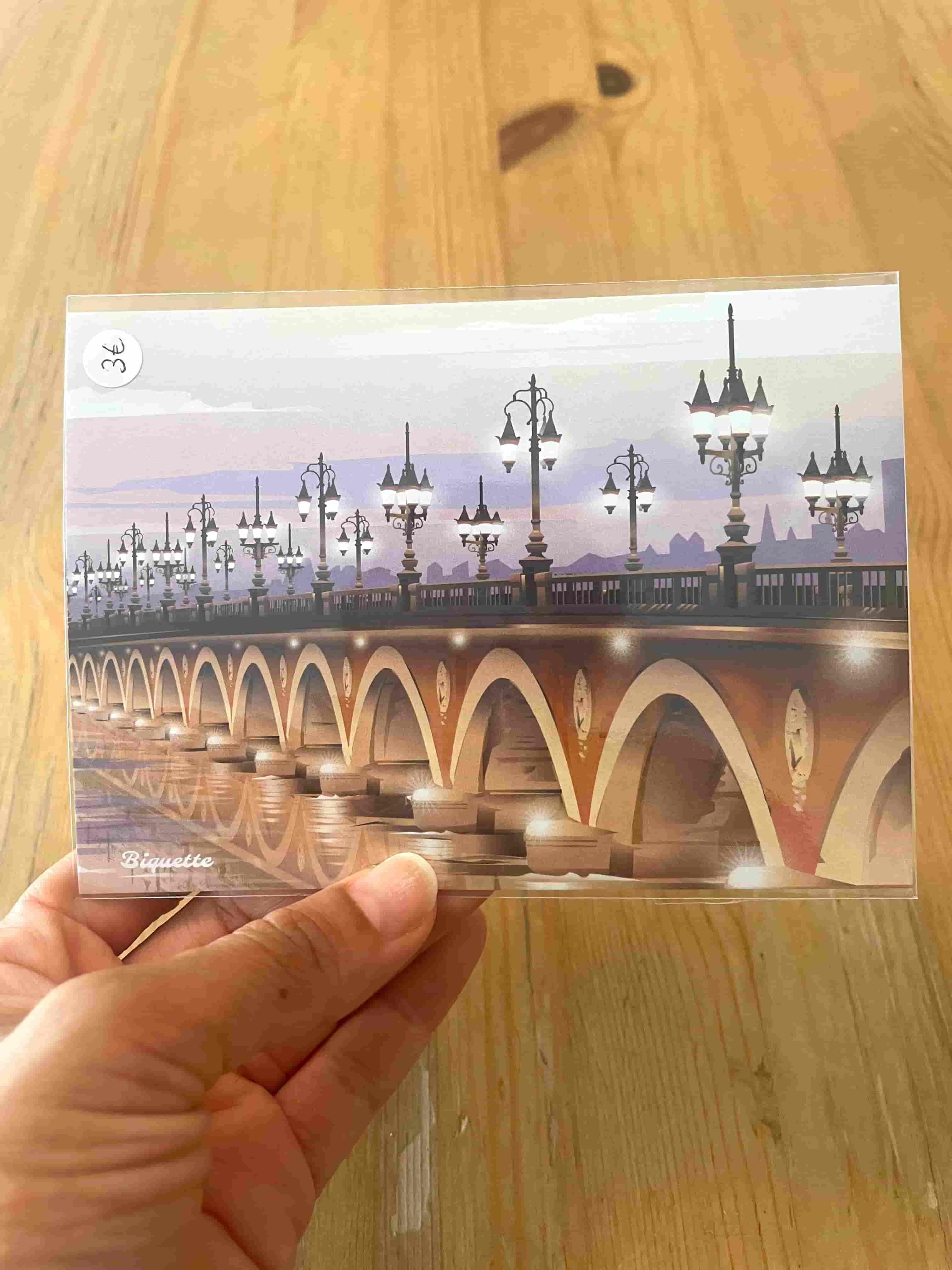 Carte postale Pont de Pierre Bordeaux